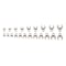Tekton 3/8 Inch Drive Crowfoot Wrench Set, 21-Piece (5/16-3/4 in., 8-19 mm) WCF93301 - alternate 1